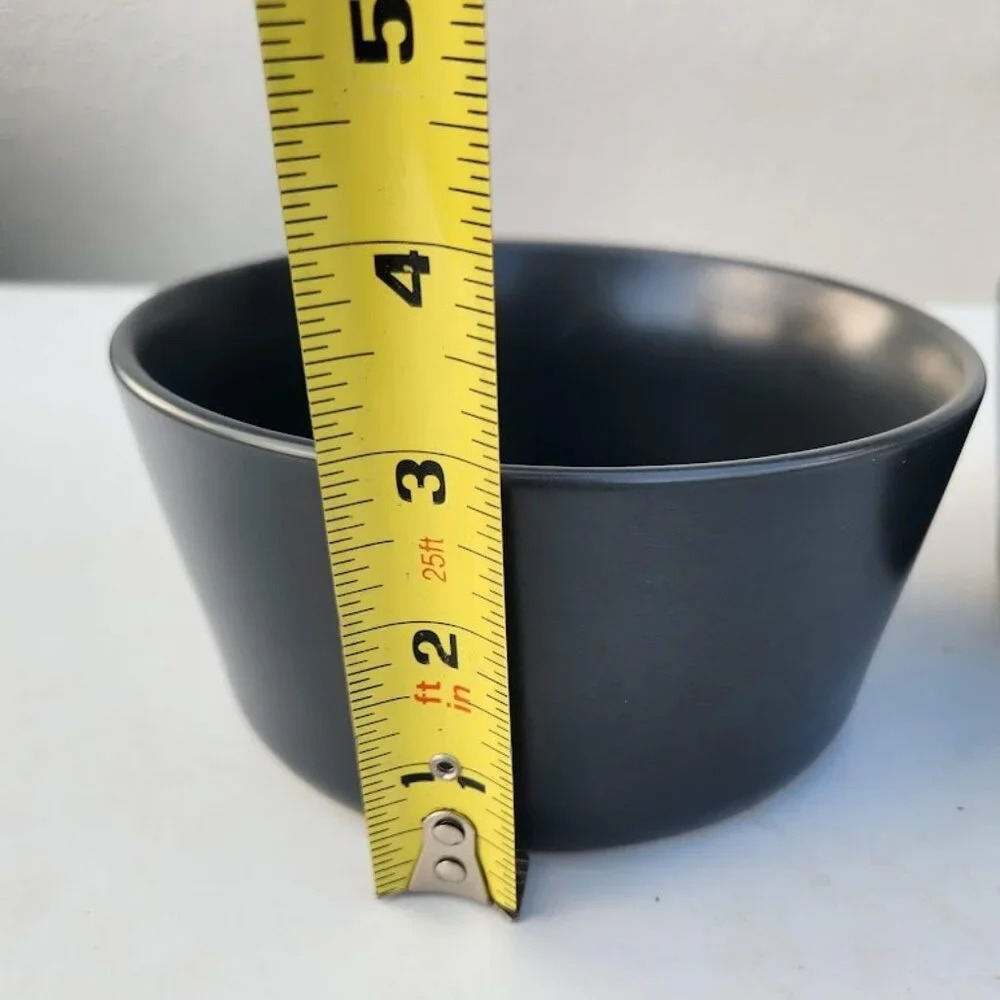 NEW Stone Lain Stoneware Round Bowl Dinnerware Gray Replacement Matte Minimalist
